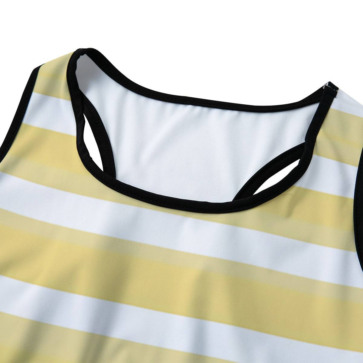 Chest Support Sports Bra Stripes 1 | Women Active Comfortable Push Up Bra - Weave West
