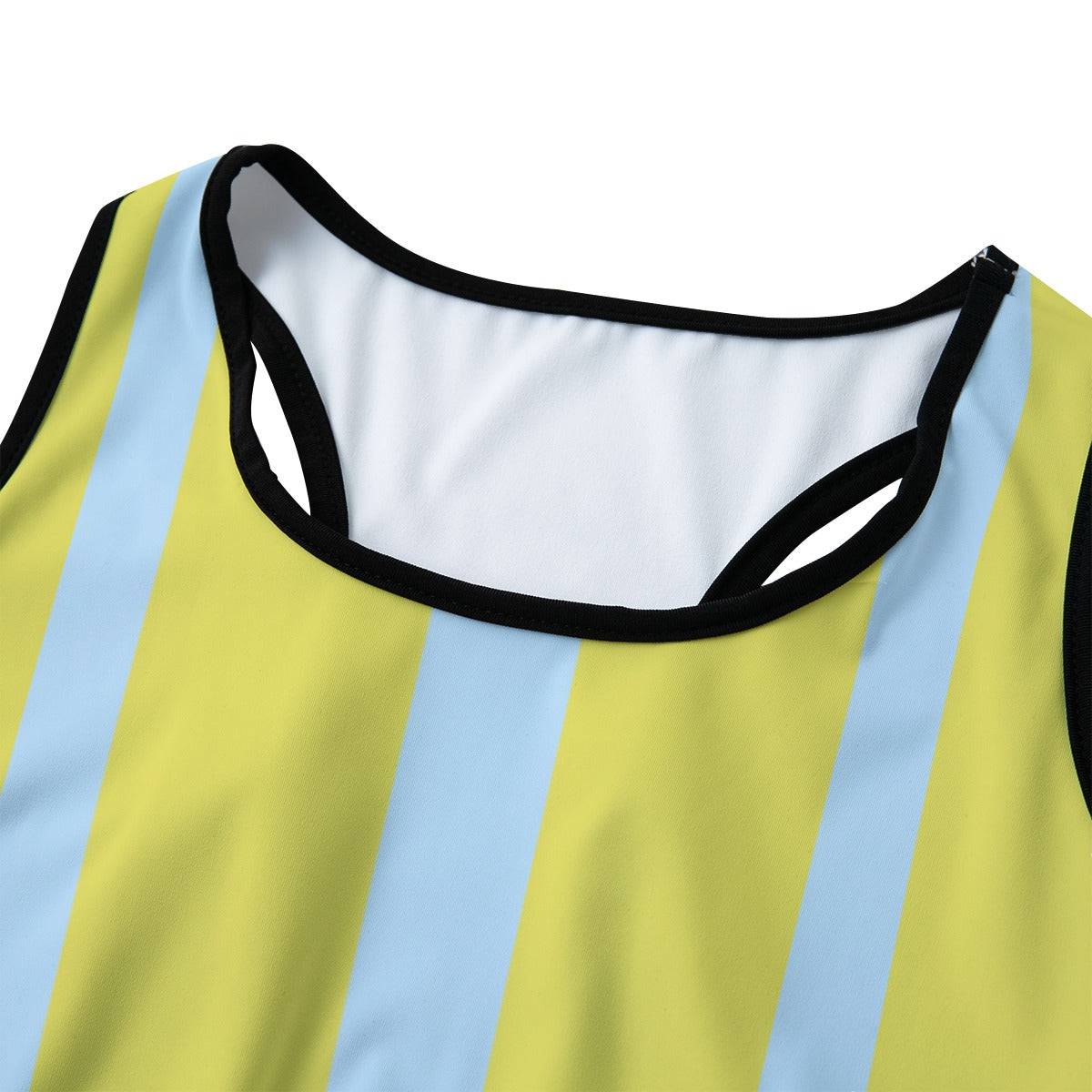 Chest Support Sports Bra Stripes 2 | Women Active Comfortable Push Up Bra - Weave West