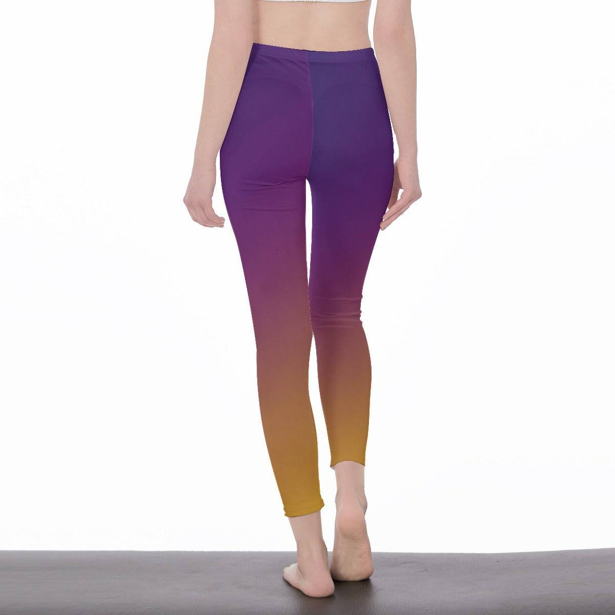 Casual Full-length Leggings Sunset| Women Yoga & Exercising Leggings - Weave West