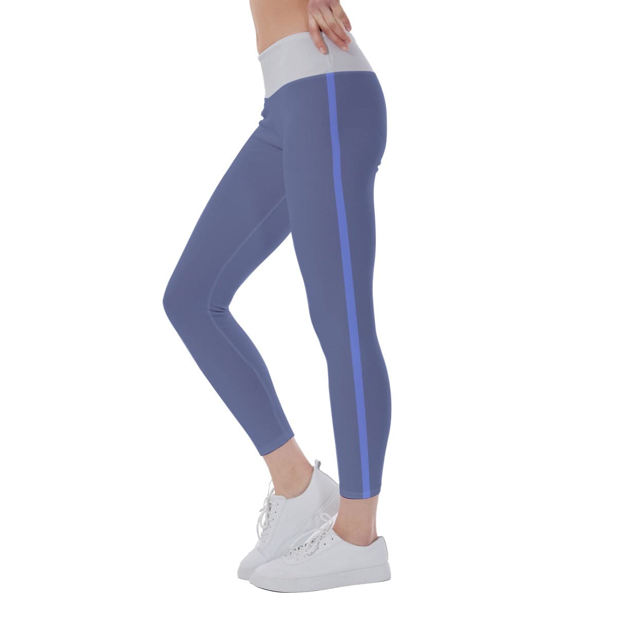 High Waist Ankle Leggings Waikawa Grey | Women Yoga & Exercising Leggings - Weave West