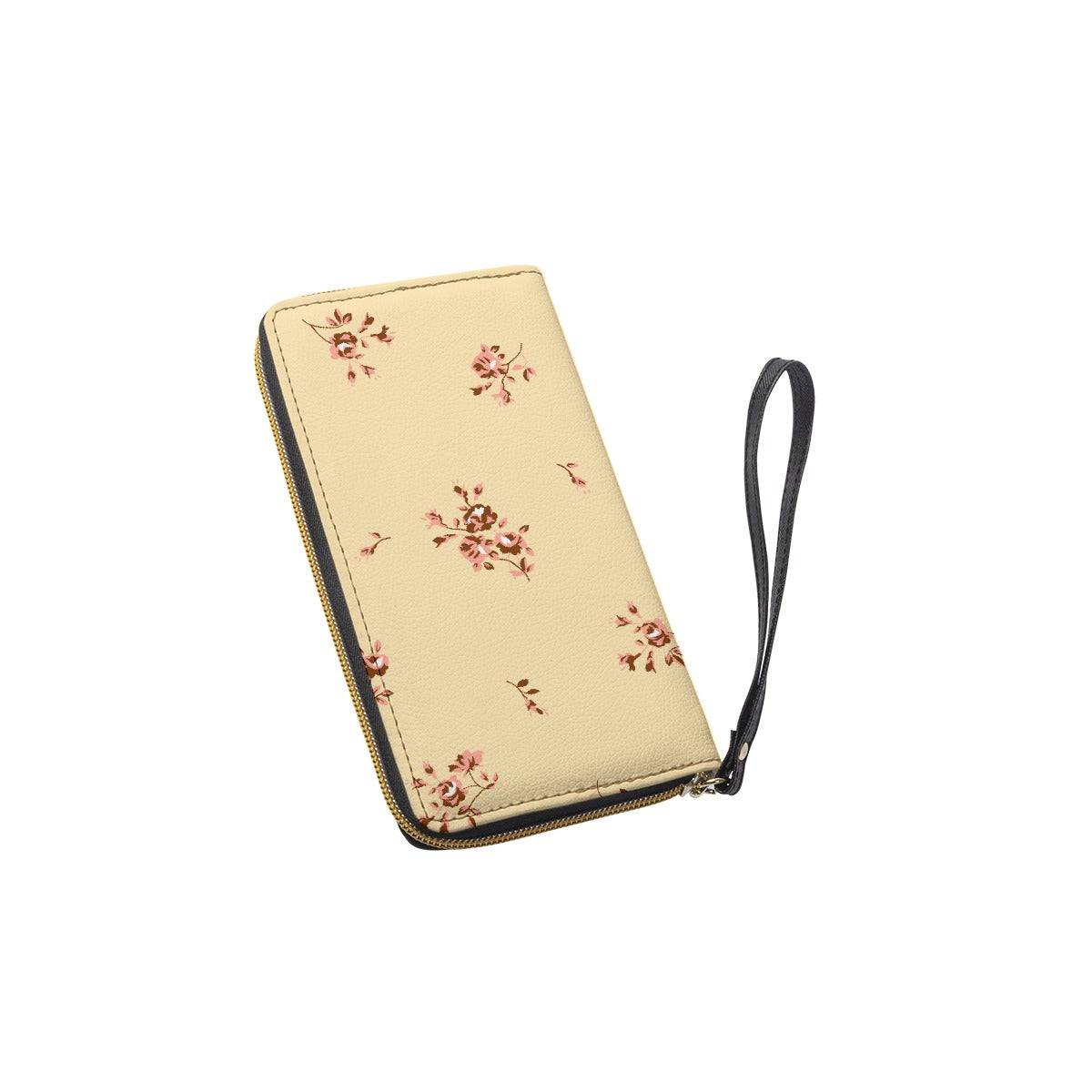 Zip Wallet Buttercream Bouquet | Women Zip Around Wallet - Weave West