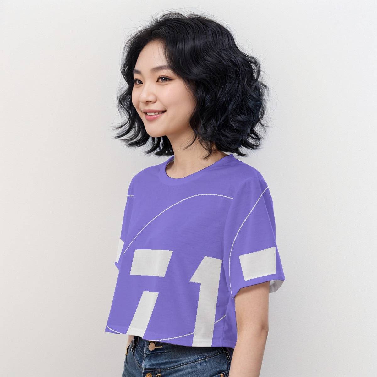 Casual Boxy Crop Tee 71 | Boxy Crop Workout Tee - Weave West