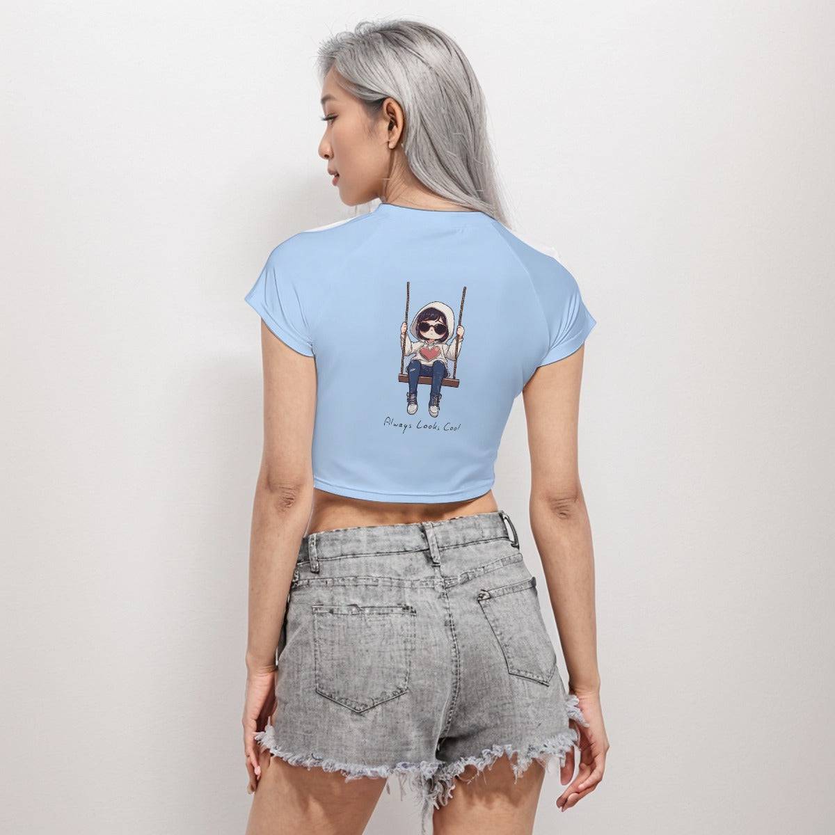 cute crop top, graphic crop top, cropped graphic tee