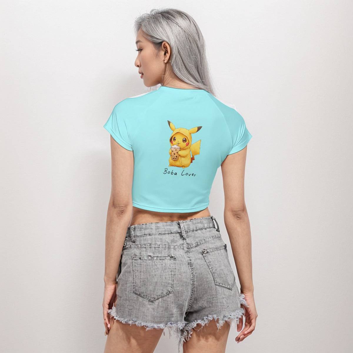 custom crop top, cropped graphic tee