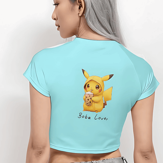 custom crop top, cropped graphic tee