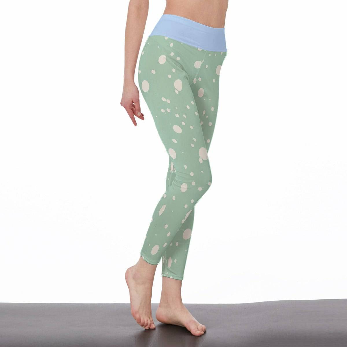 High Waist Full-Length Leggings Subtle Camo | Women Yoga & Exercising Leggings - Weave West