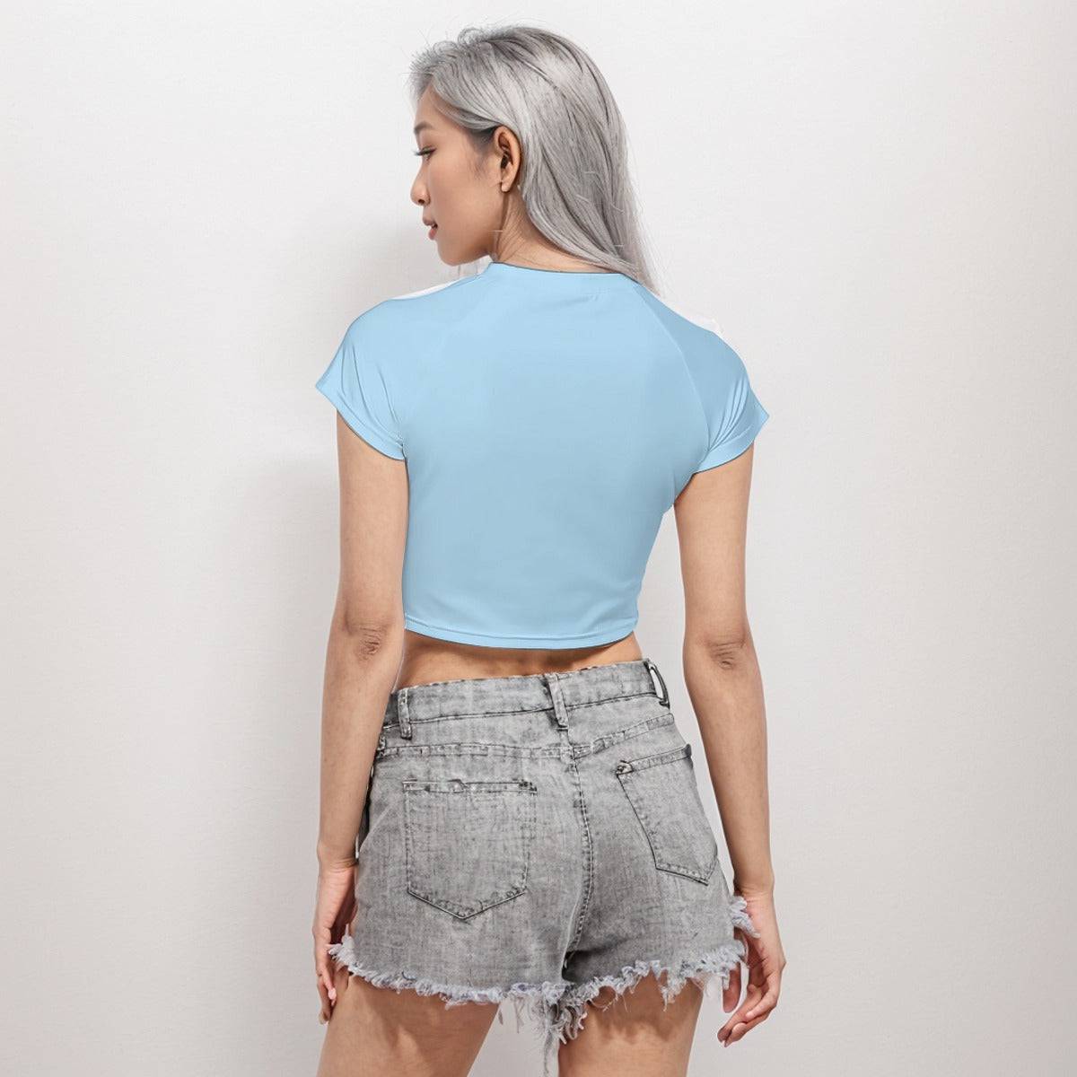 Cropped Workout Top T-Shirt Chronic Cute | Apparel Printing - Weave West
