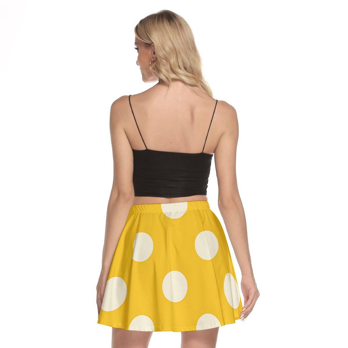 Everyday Mini Skirt Dots | Women Casual Elegant Skirt - Weave West