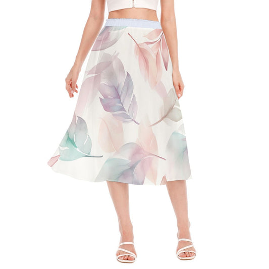 Women Chiffon Skirt Feather 2 - Weave West
