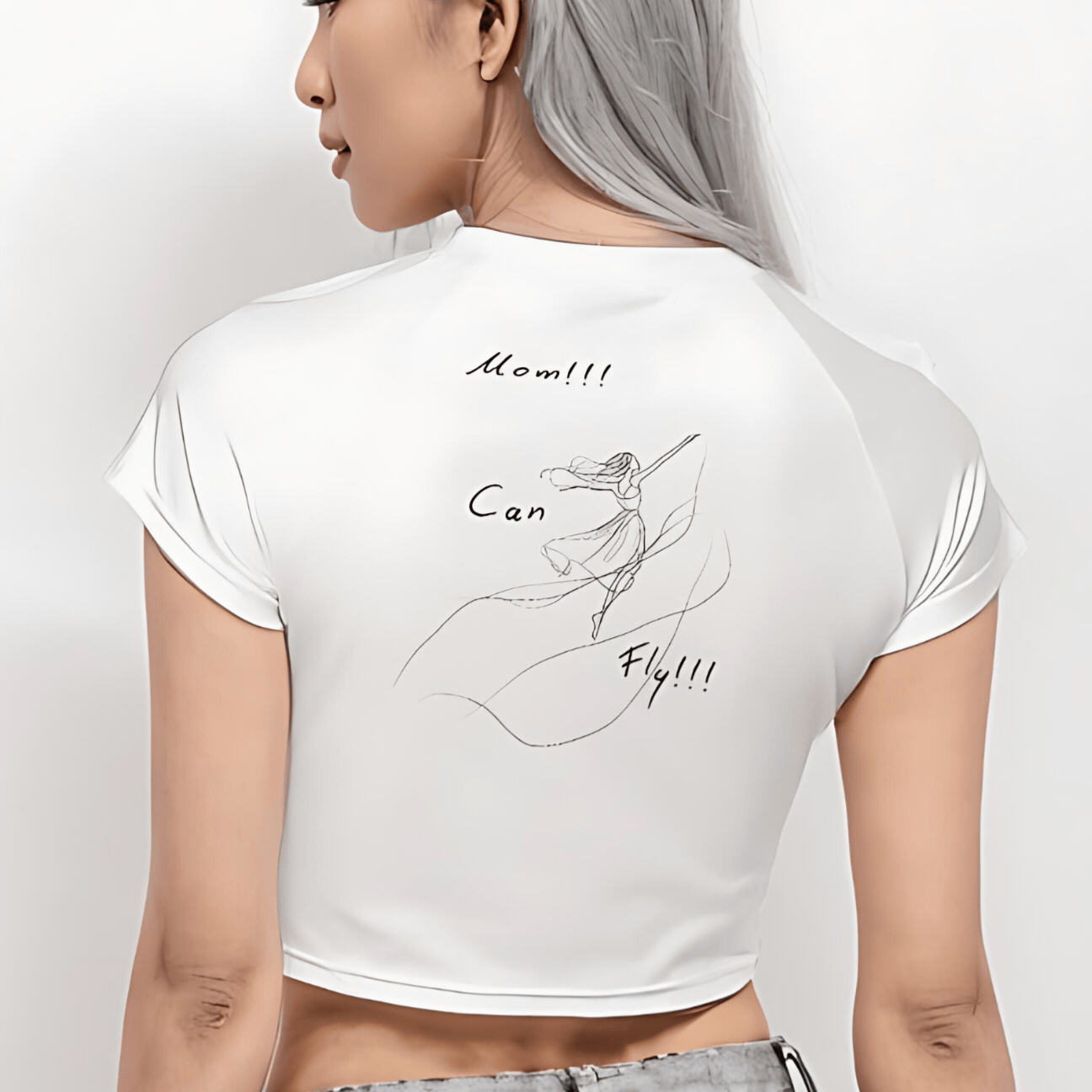cute crop top, graphic crop top, cropped graphic tee
