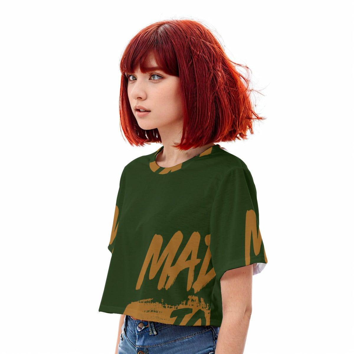 Casual Boxy Crop Tee Ma | Boxy Crop Workout Tee - Weave West