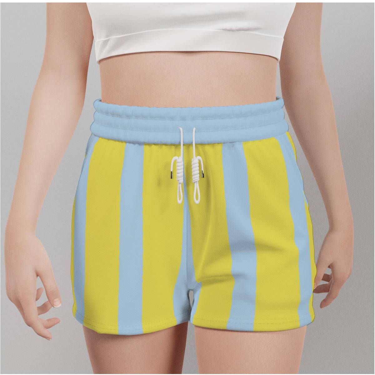 Everyday Shorts Stripes | Women Casual Shorts - Weave West