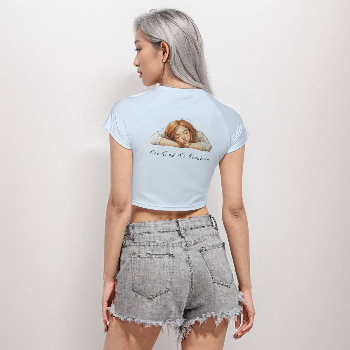 cute crop top, graphic crop top, cropped graphic tee